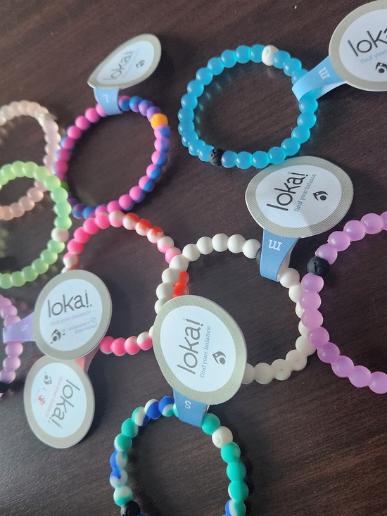 Lokai Other - 10 Lokai Multi-Colored Beaded Bracelets - Blue, Pink, Purple, Green, White